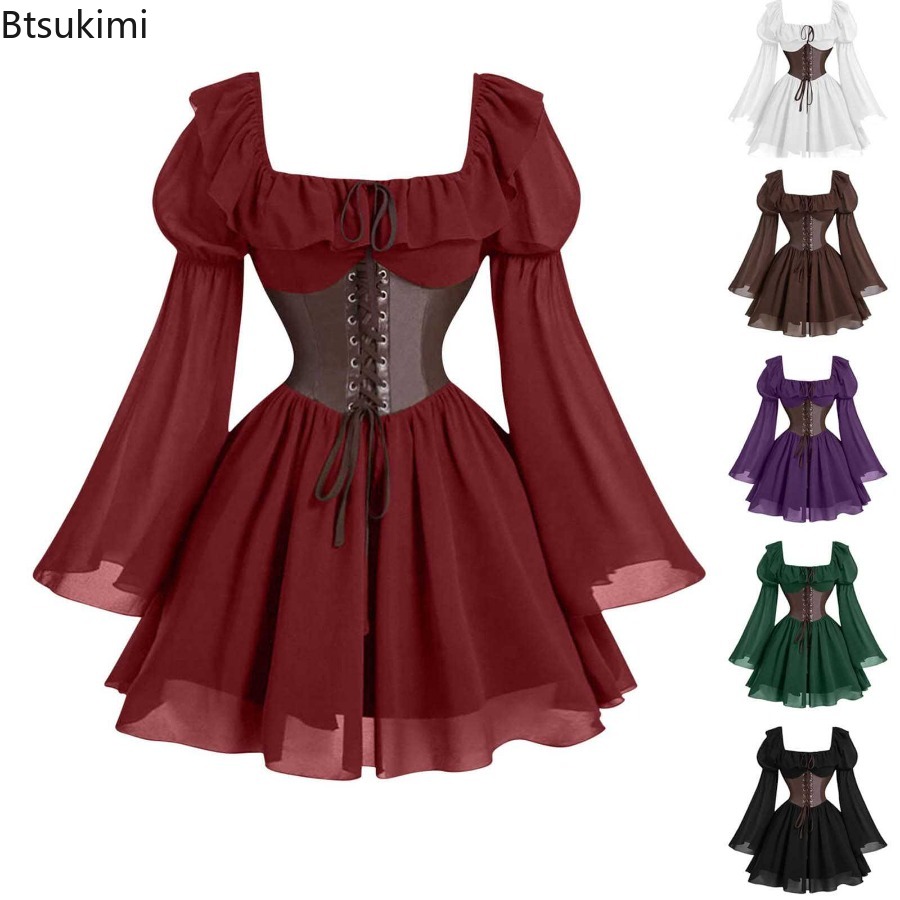 Women'S Fashion Renaissance Period - Medieval Dress Renaissance Period Medieval Long