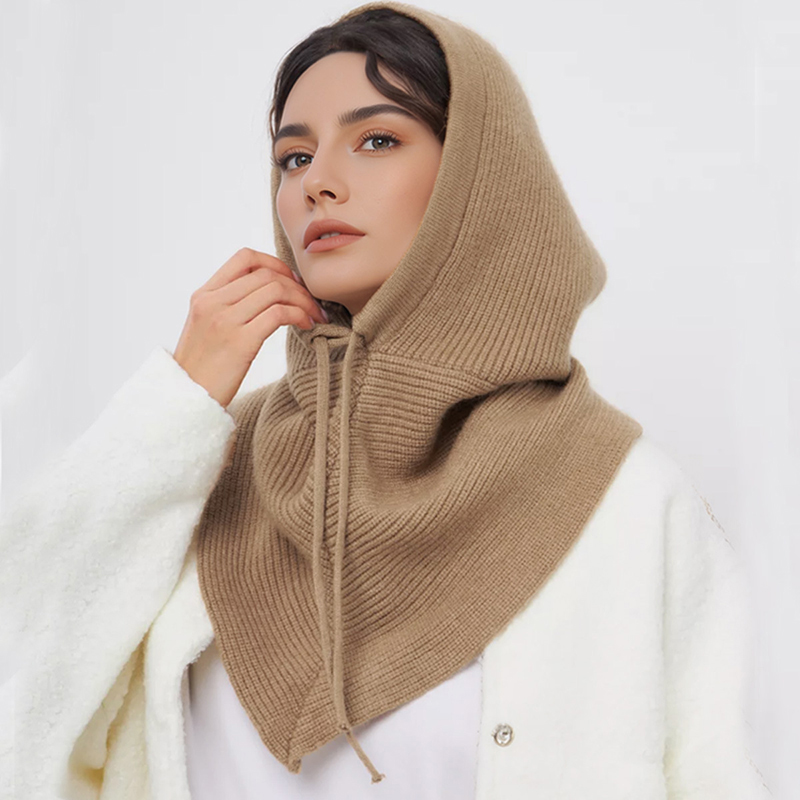 Women'S Fashion Visor - Winter Balaclava Hat Scarf for Women