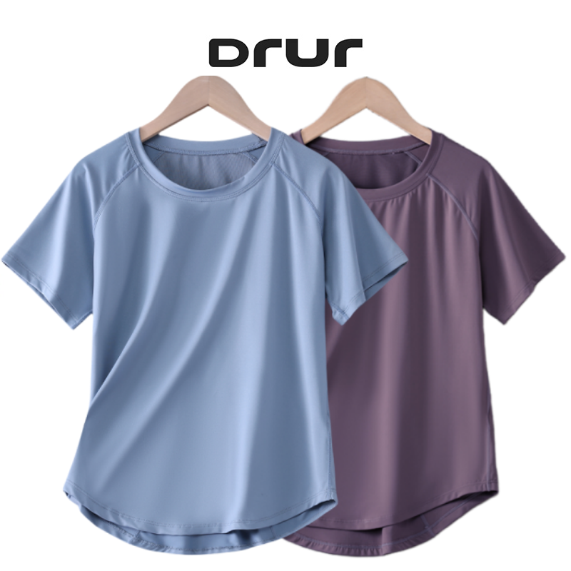 DRUR Women Sports T-shirt Shor - Women'S Fashion Sweatshirts ulasan dan harga