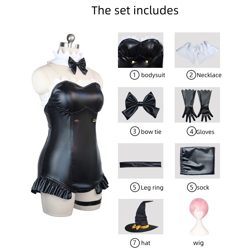 Re:Zero Rem Cosplay Costume Ma - Women'S Fashion Gloves ulasan dan harga