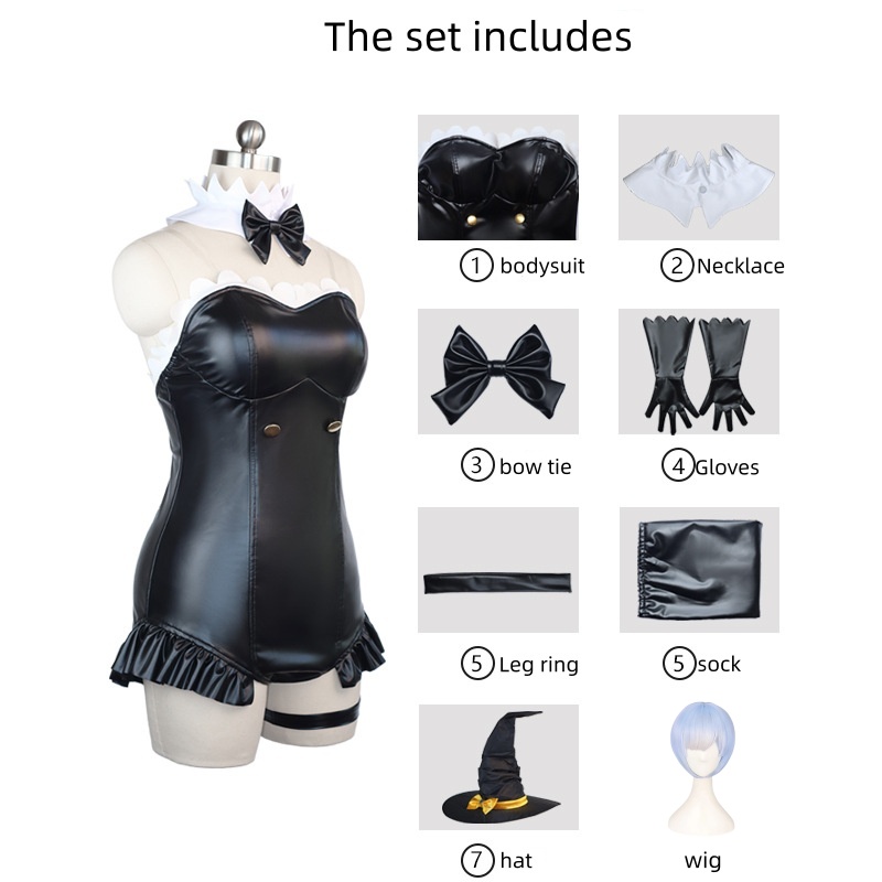 Re:Zero Rem Cosplay Costume Ma - Women'S Fashion Gloves ulasan dan harga