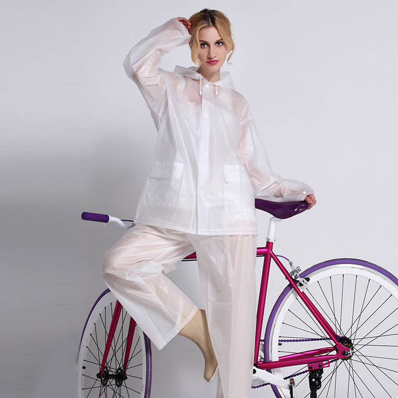 EVA Transparent Motorcycle Ele - Women'S Fashion Raincoat ulasan dan harga