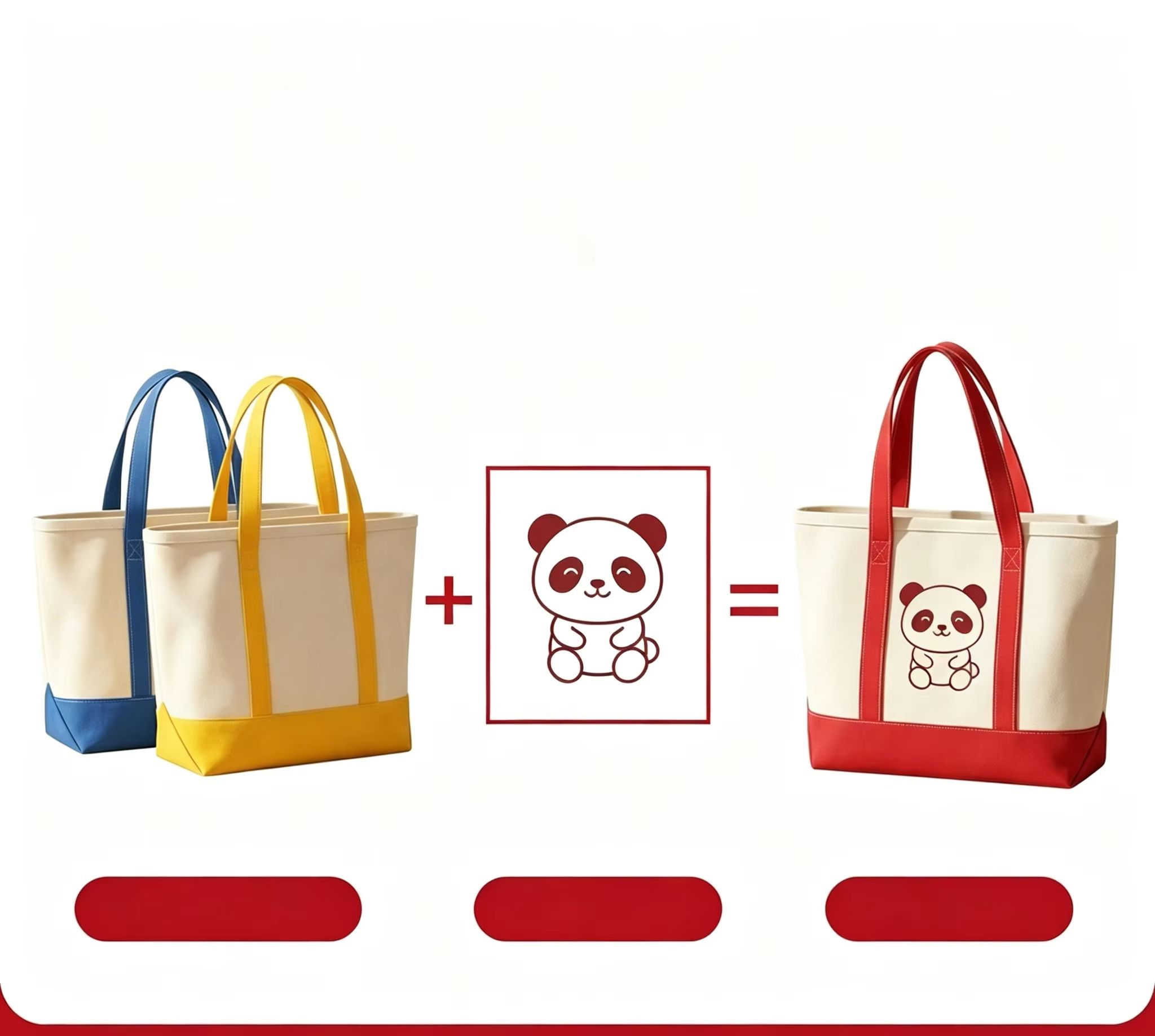 Custom Logo Tote Bag Personali - Women Fashion Brand Logo ulasan dan harga