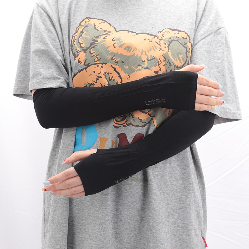 New Ice Silk Sleeve Sunscreen  - Women'S Fashion Gloves ulasan dan harga