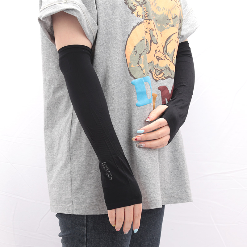 New Ice Silk Sleeve Sunscreen  - Women'S Fashion Gloves ulasan dan harga