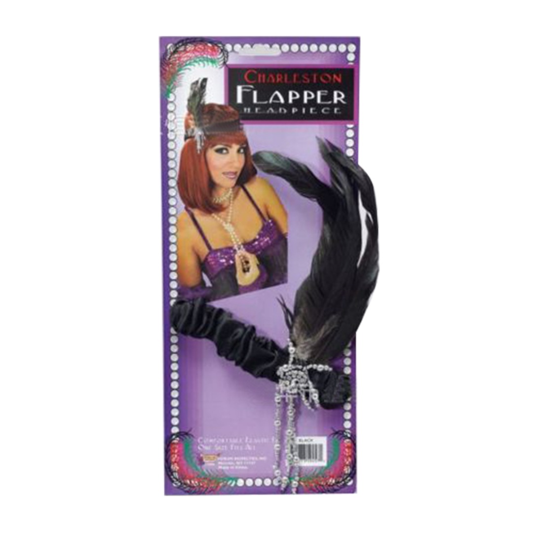 Ladies Flapper Feather Headban - Women'S Fashion Of The 1920S ulasan dan harga