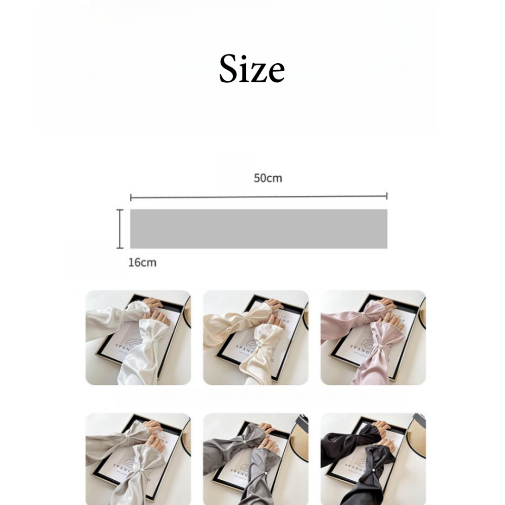 Summer Ice Silk Sleeve Women's - Women'S Fashion Gloves ulasan dan harga
