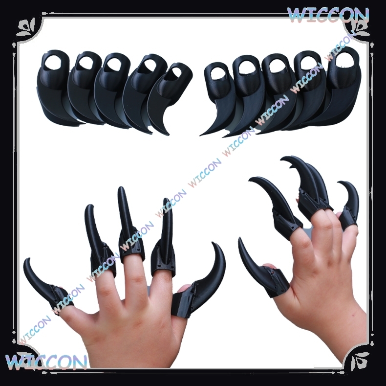 Animal Costume Fingernails Bla - Women'S Fashion Gloves ulasan dan harga
