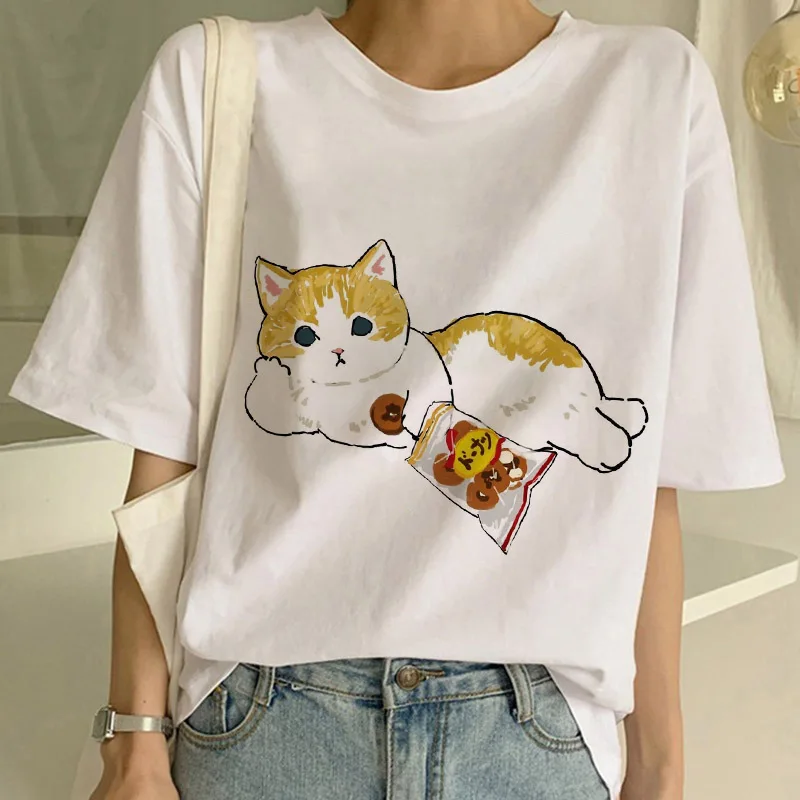 Summer New Cute Cat Funny Cart - Women'S Fashion From The 90S ulasan dan harga