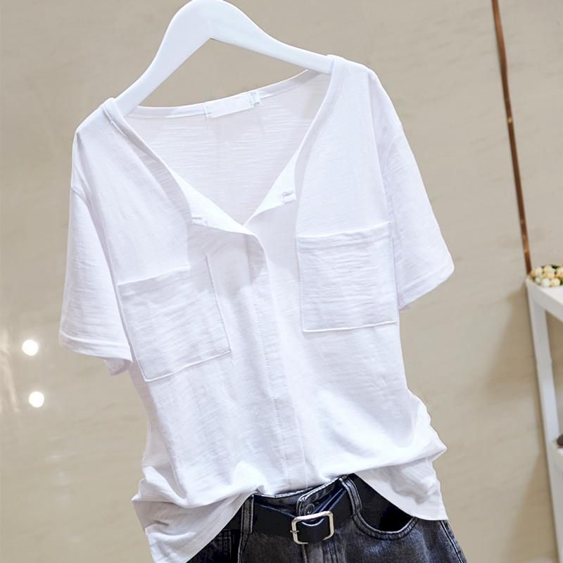 Summer Trend Slub Cotton T Shi - Women'S Fashion Trends 2026 Spring Summer ulasan dan harga