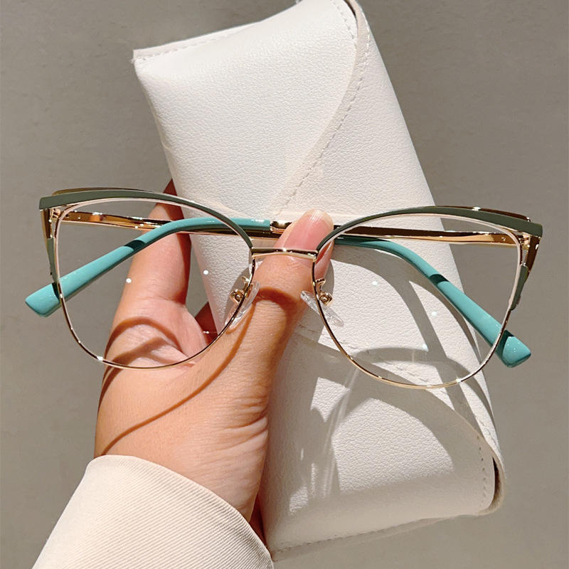 New Fashion Cat Eye Anti Blue  - Women'S Fashion Glasses Non Prescription ulasan dan harga