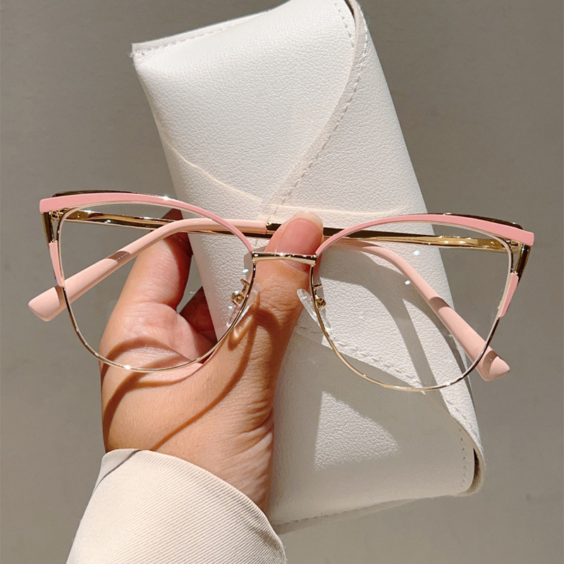 New Fashion Cat Eye Anti Blue  - Women'S Fashion Glasses Non Prescription ulasan dan harga