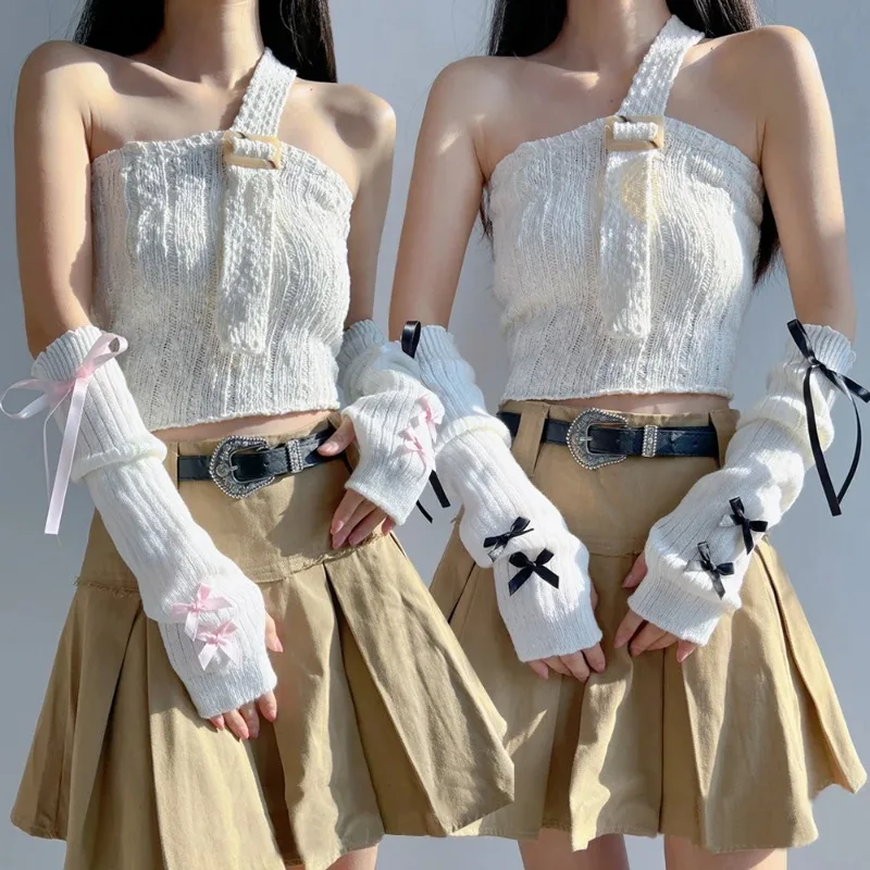 Female Y2K Fashion Arm Warmers - Women Fashion Gloves ulasan dan harga