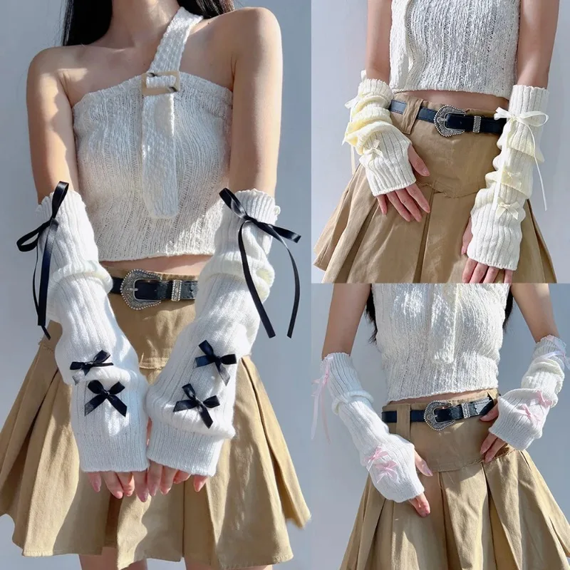 Female Y2K Fashion Arm Warmers - Women Fashion Gloves ulasan dan harga