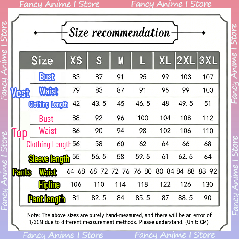 Anime Akaza Copsplay Costume H - Women'S Fashion Vest Tops ulasan dan harga