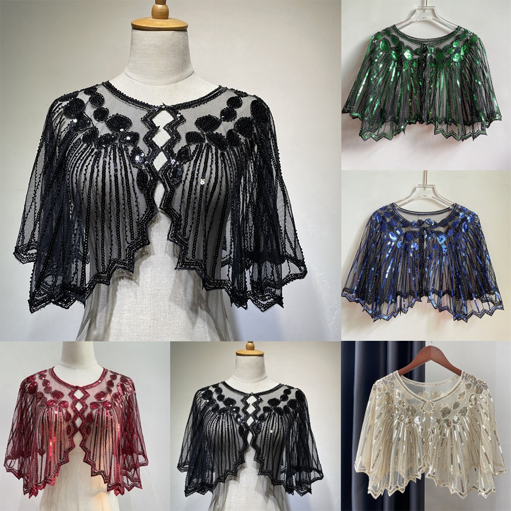 Fashion Women 1920s Shawl Bead - Women'S Fashion Of The 1920S ulasan dan harga