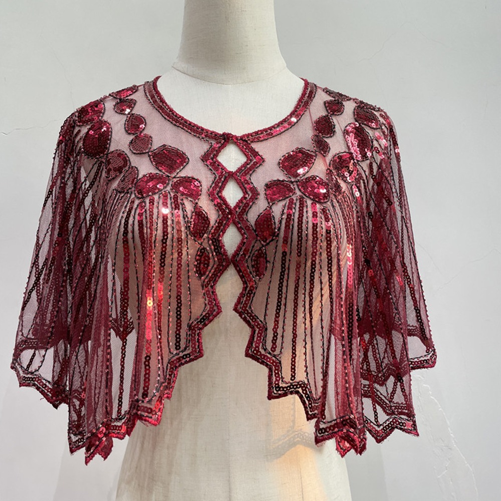 Fashion Women 1920s Shawl Bead - Women'S Fashion Of The 1920S ulasan dan harga