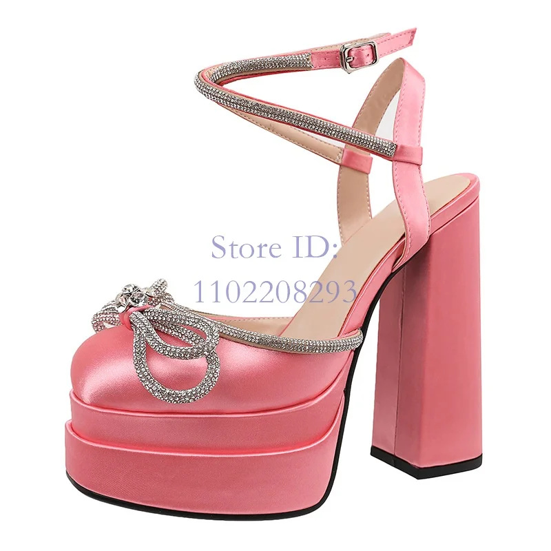 Crystal Butterfly-knot Sandals - Women'S Fashion Show ulasan dan harga