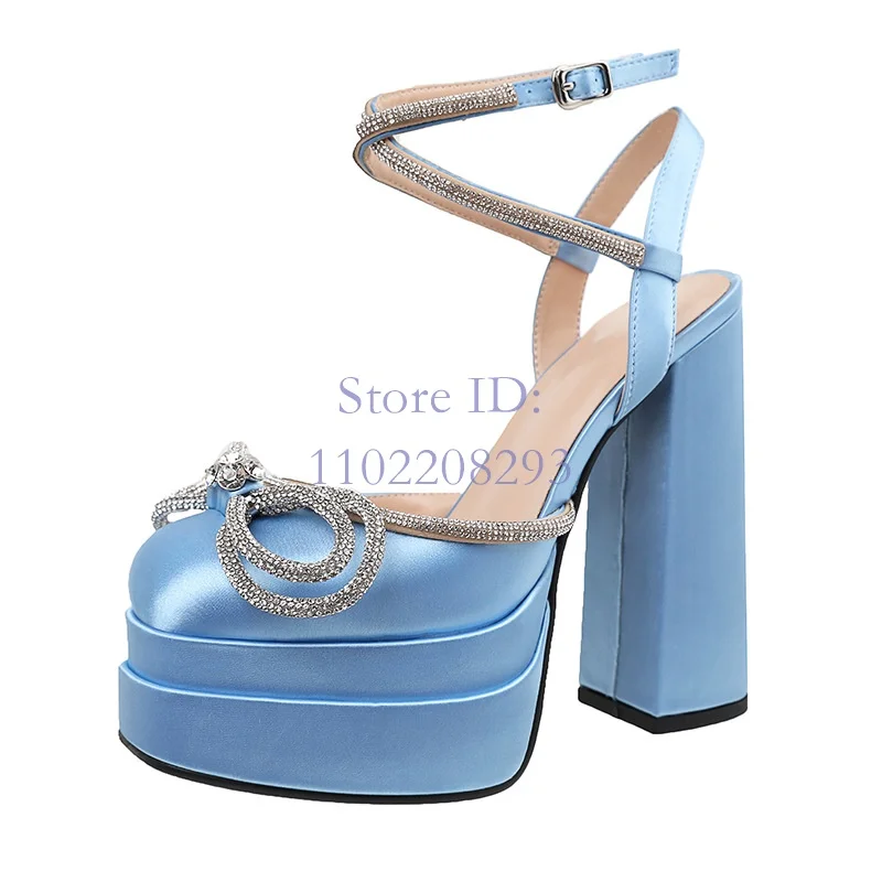 Crystal Butterfly-knot Sandals - Women'S Fashion Show ulasan dan harga