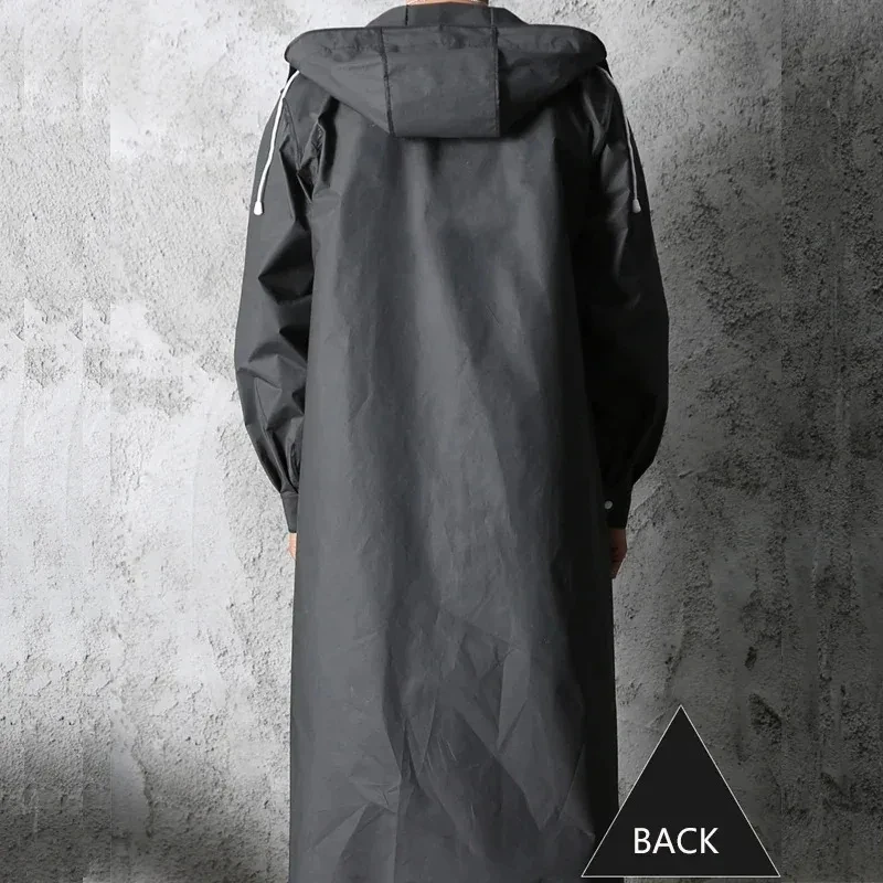 Black Fashion Adult Waterproof - Women'S Fashion Raincoat ulasan dan harga