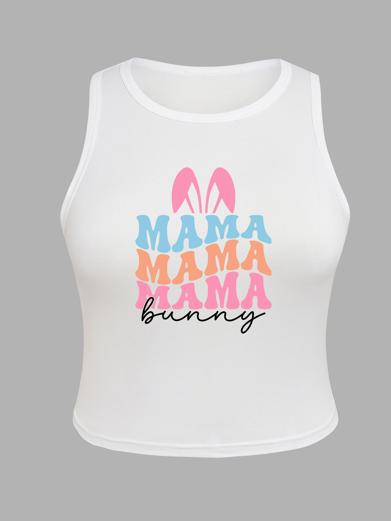 Large size Easter pattern prin - Women'S Fashion Vest Tops ulasan dan harga