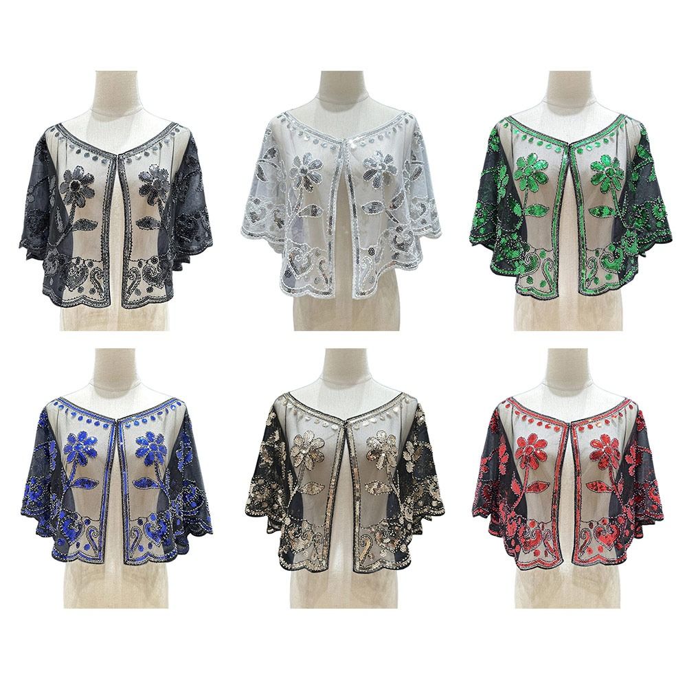 New 1920s Shoulder Shawl Spark - Women'S Fashion Of The 1920S ulasan dan harga