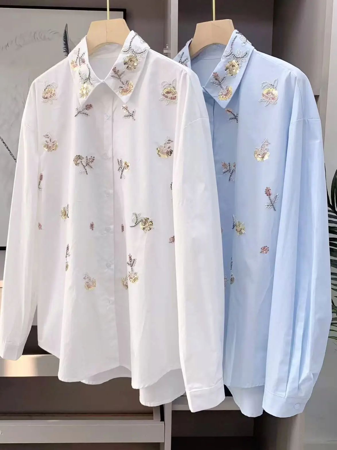 Luxury Sequins Pearls Embroide - Women'S Fashion Trends 2026 Spring Summer ulasan dan harga