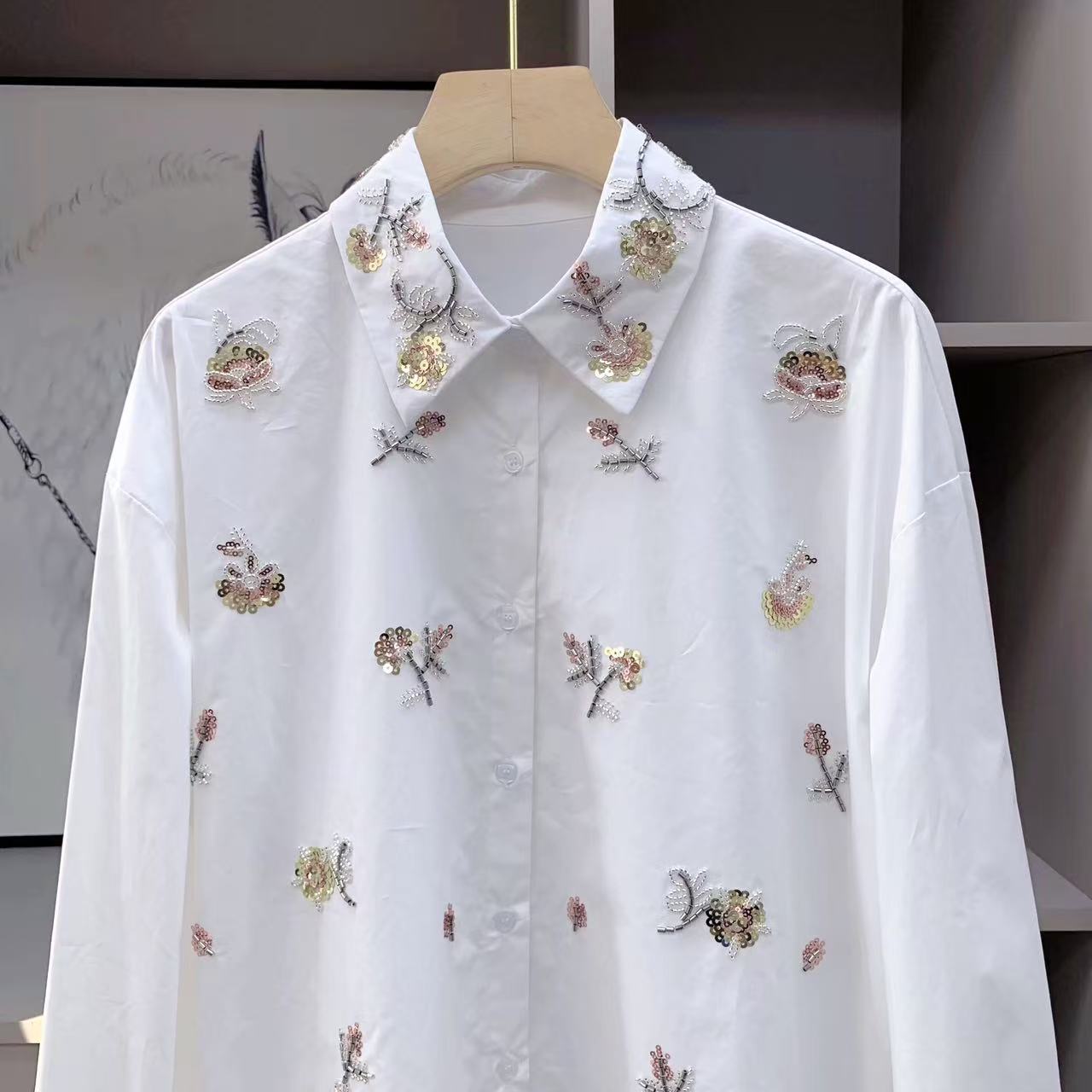 Luxury Sequins Pearls Embroide - Women'S Fashion Trends 2026 Spring Summer ulasan dan harga