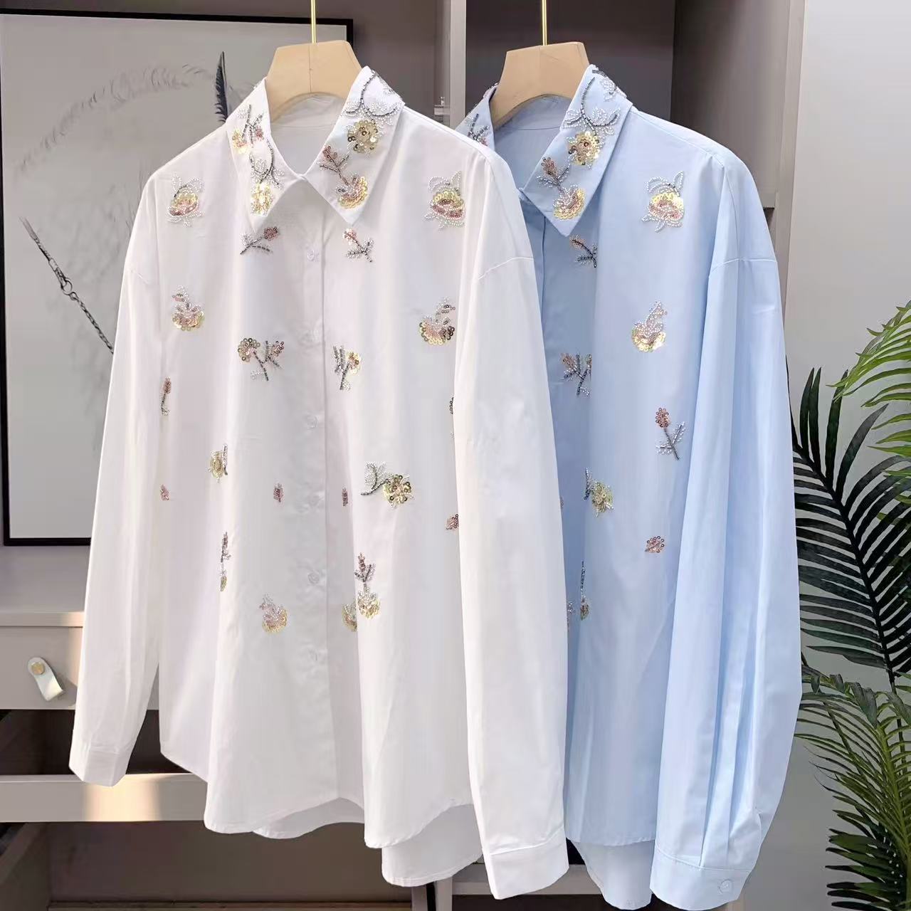 Luxury Sequins Pearls Embroide - Women'S Fashion Trends 2026 Spring Summer ulasan dan harga