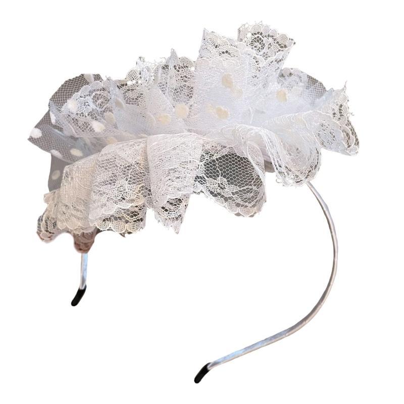 A52E Lace Flower Hair Hoop for - Women'S Fashion Of The 1920S ulasan dan harga