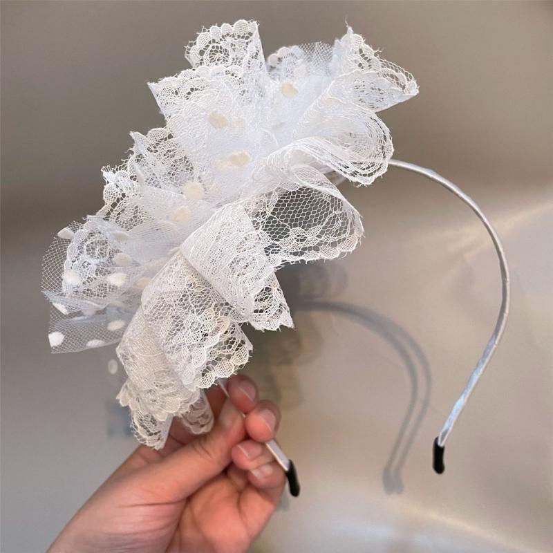 A52E Lace Flower Hair Hoop for - Women'S Fashion Of The 1920S ulasan dan harga