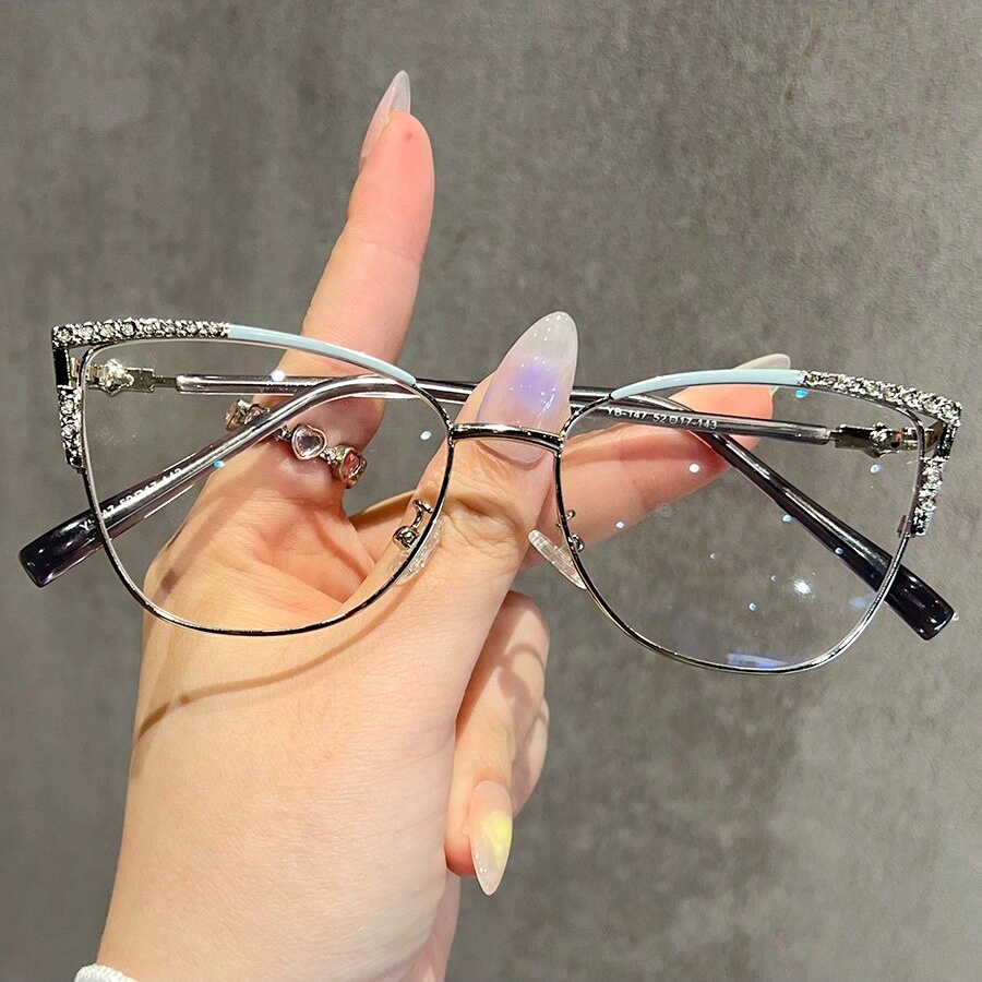1Pc Women's Fashionable Non-Pr - Women'S Fashion Glasses Non Prescription ulasan dan harga