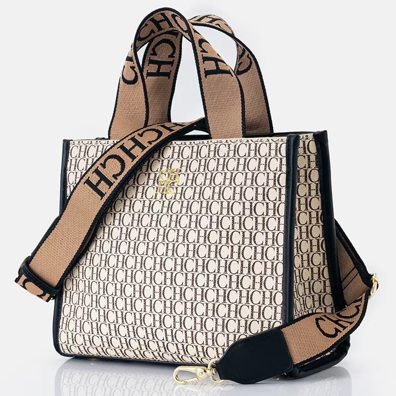 CH Fashion Monogram Print High - Women Fashion Brand Logo ulasan dan harga