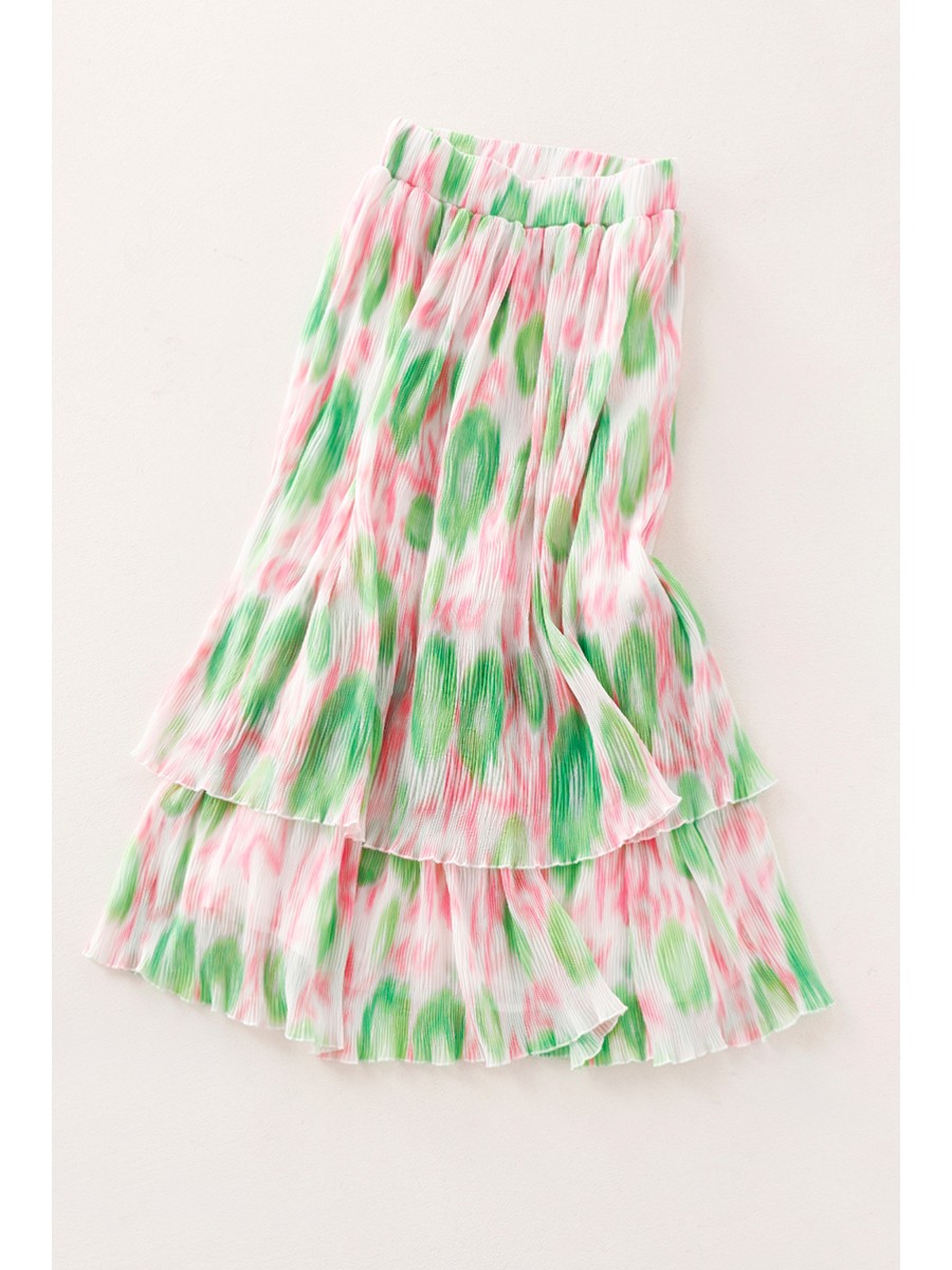 2026 Fashion Sweet Floral Prin - Pleated Skirt Women ulasan dan harga