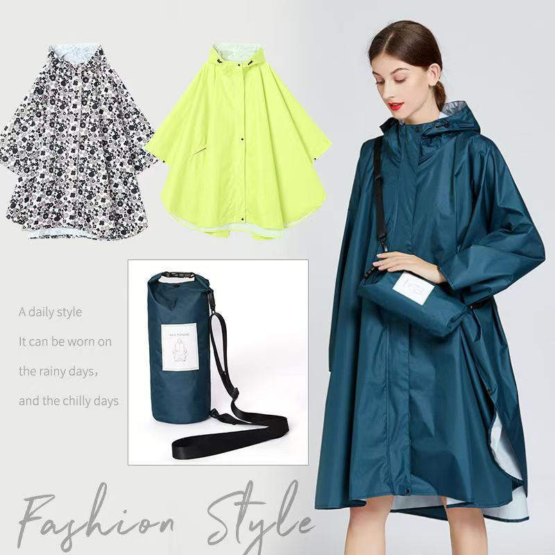 Fashion Portable Men And Women - Women'S Fashion Raincoat ulasan dan harga