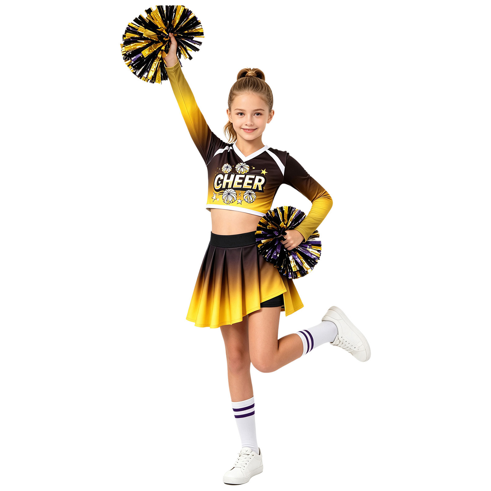 Cheerleading Uniform Halloween - Pleated Skirt Women ulasan dan harga