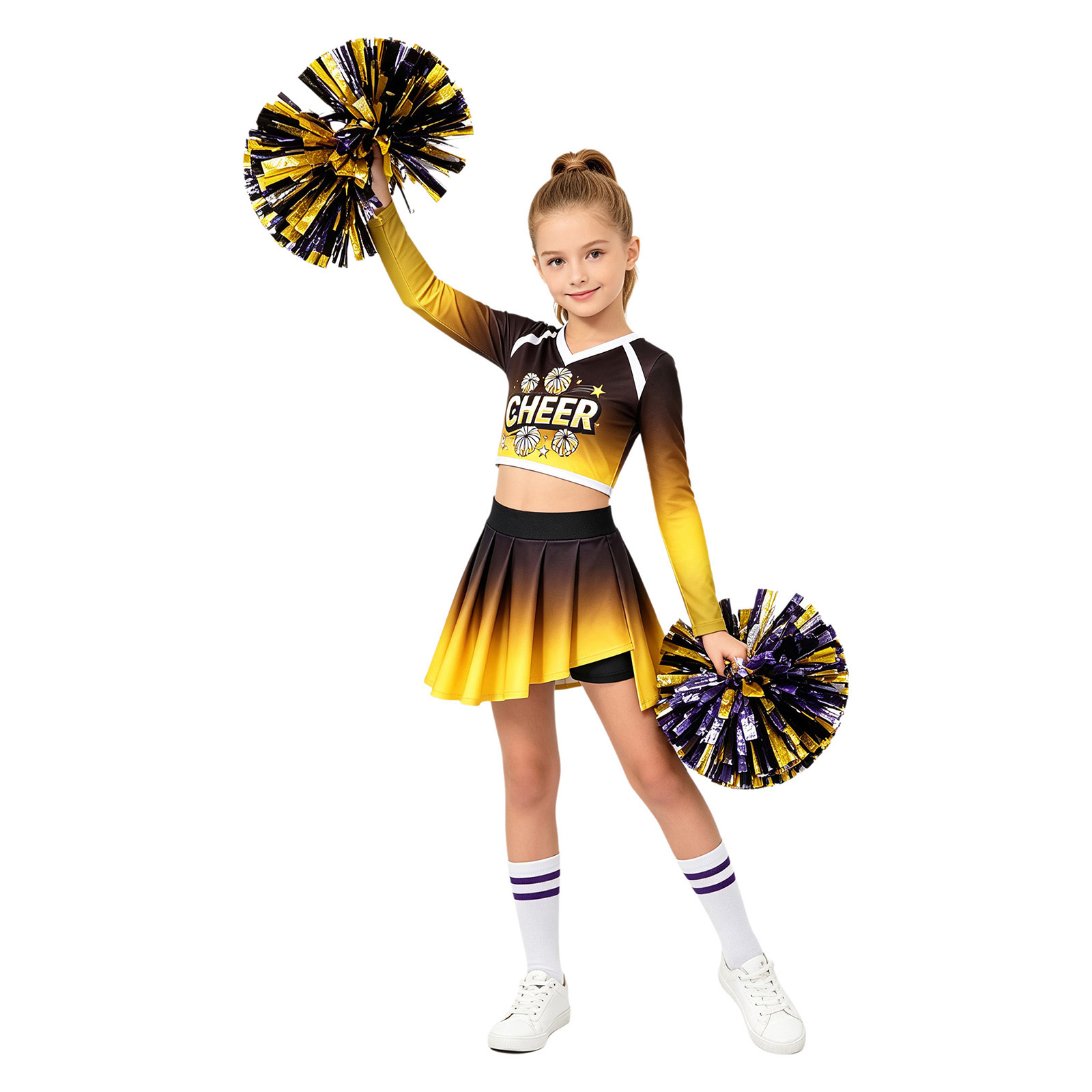 Cheerleading Uniform Halloween - Pleated Skirt Women ulasan dan harga