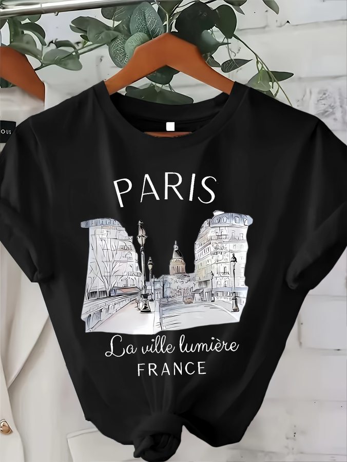 2026 New Women's Paris Print C - Women'S Fashion Trends 2026 Spring Summer ulasan dan harga