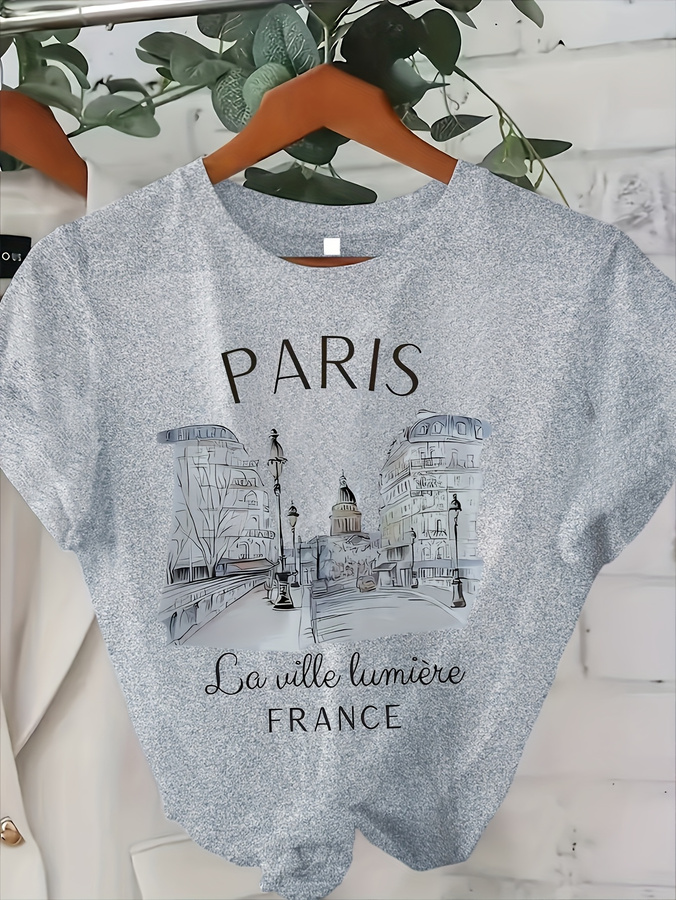 2026 New Women's Paris Print C - Women'S Fashion Trends 2026 Spring Summer ulasan dan harga