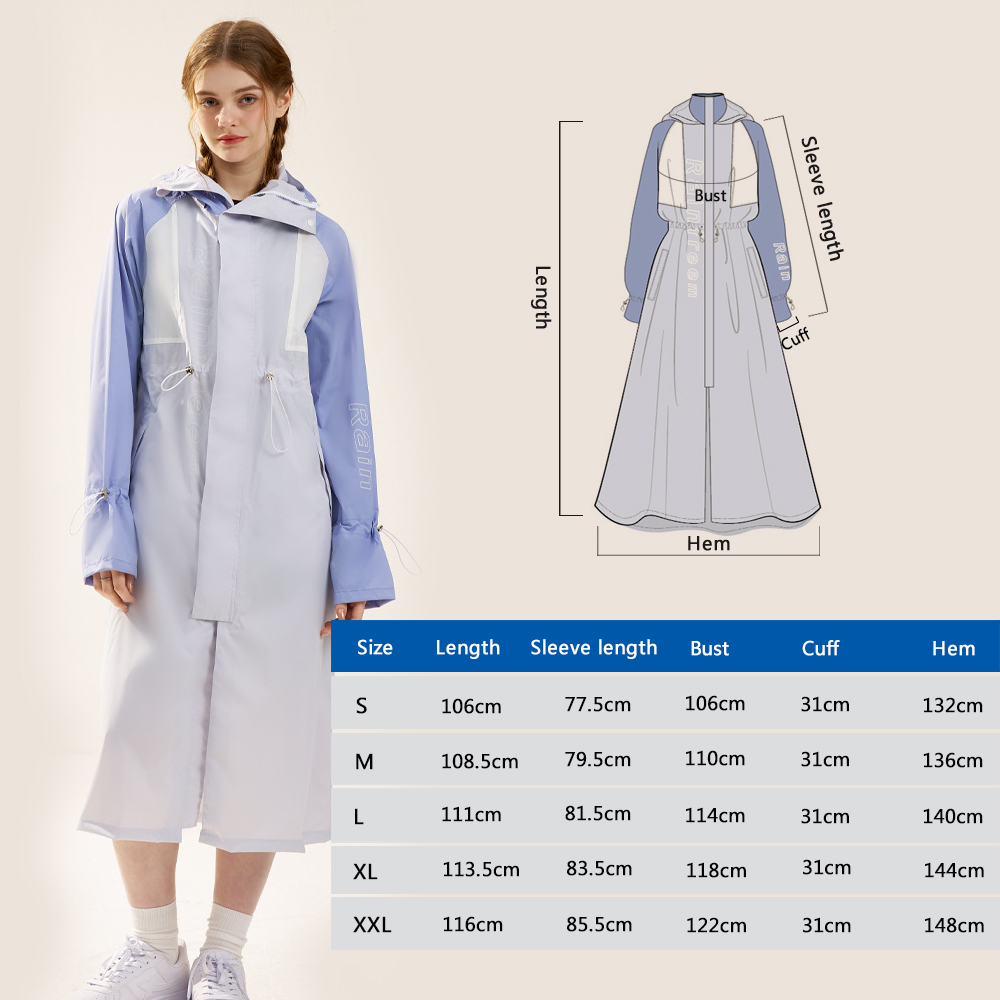 2026 New Long Trench Coat Wome - Women'S Fashion Raincoat ulasan dan harga