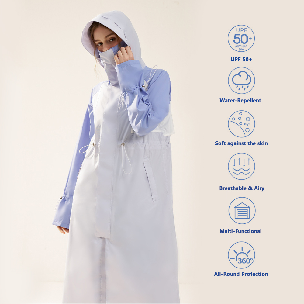 2026 New Long Trench Coat Wome - Women'S Fashion Raincoat ulasan dan harga