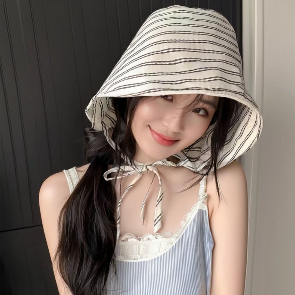 French Style Large Brim Sun Pr - Women'S Fashion Visor ulasan dan harga