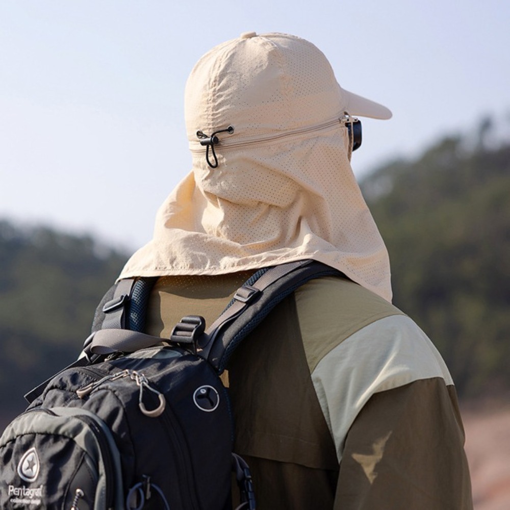 Fashion Face Mask Man Sun Hat  - Women'S Fashion Visor ulasan dan harga