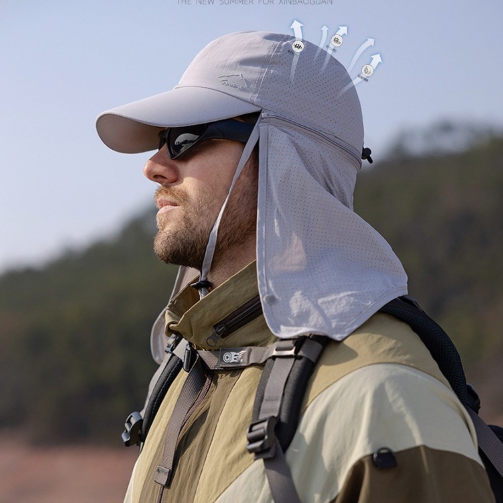 Fashion Face Mask Man Sun Hat  - Women'S Fashion Visor ulasan dan harga