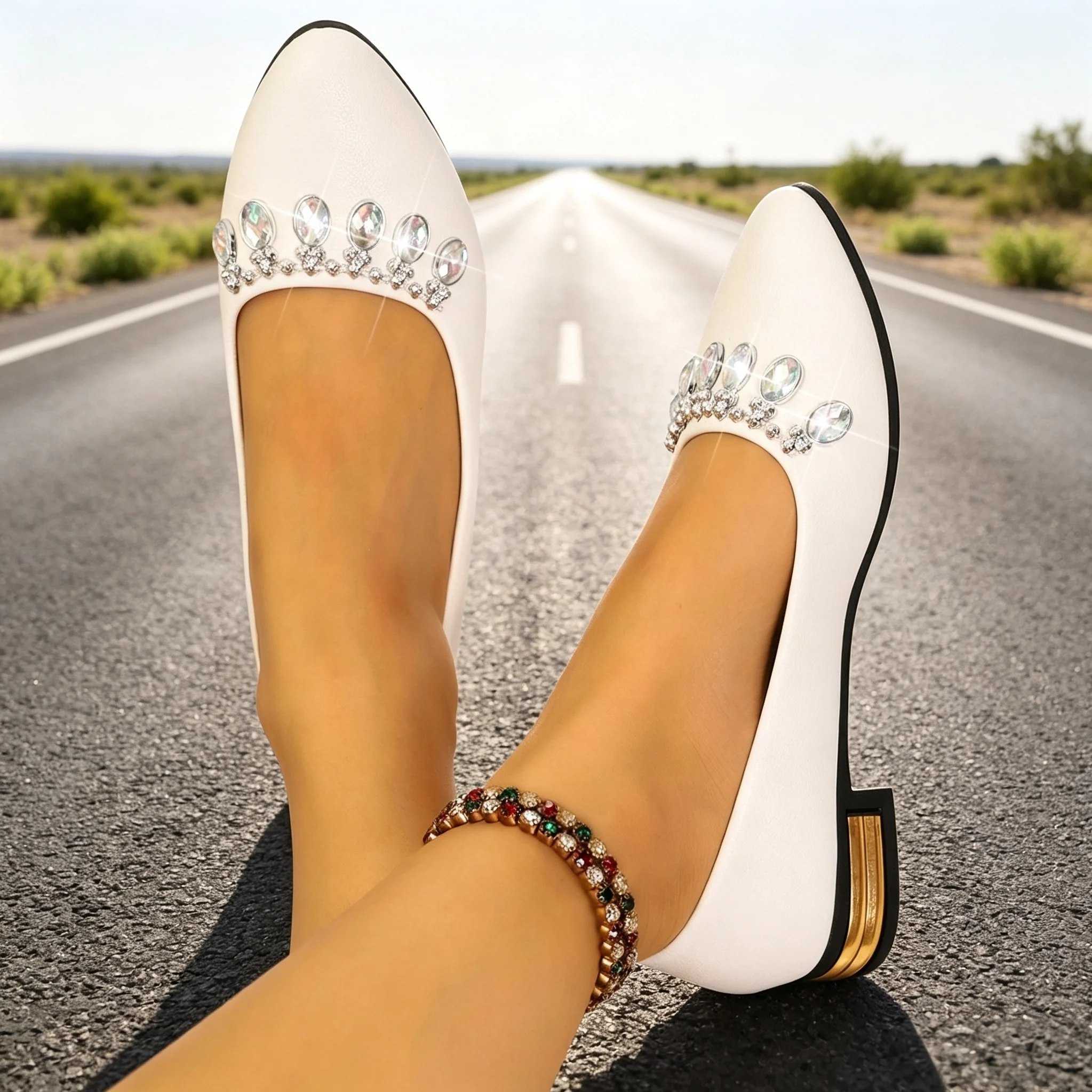 Women Flats Pointed Toe Ballet - Women Fashion Store ulasan dan harga