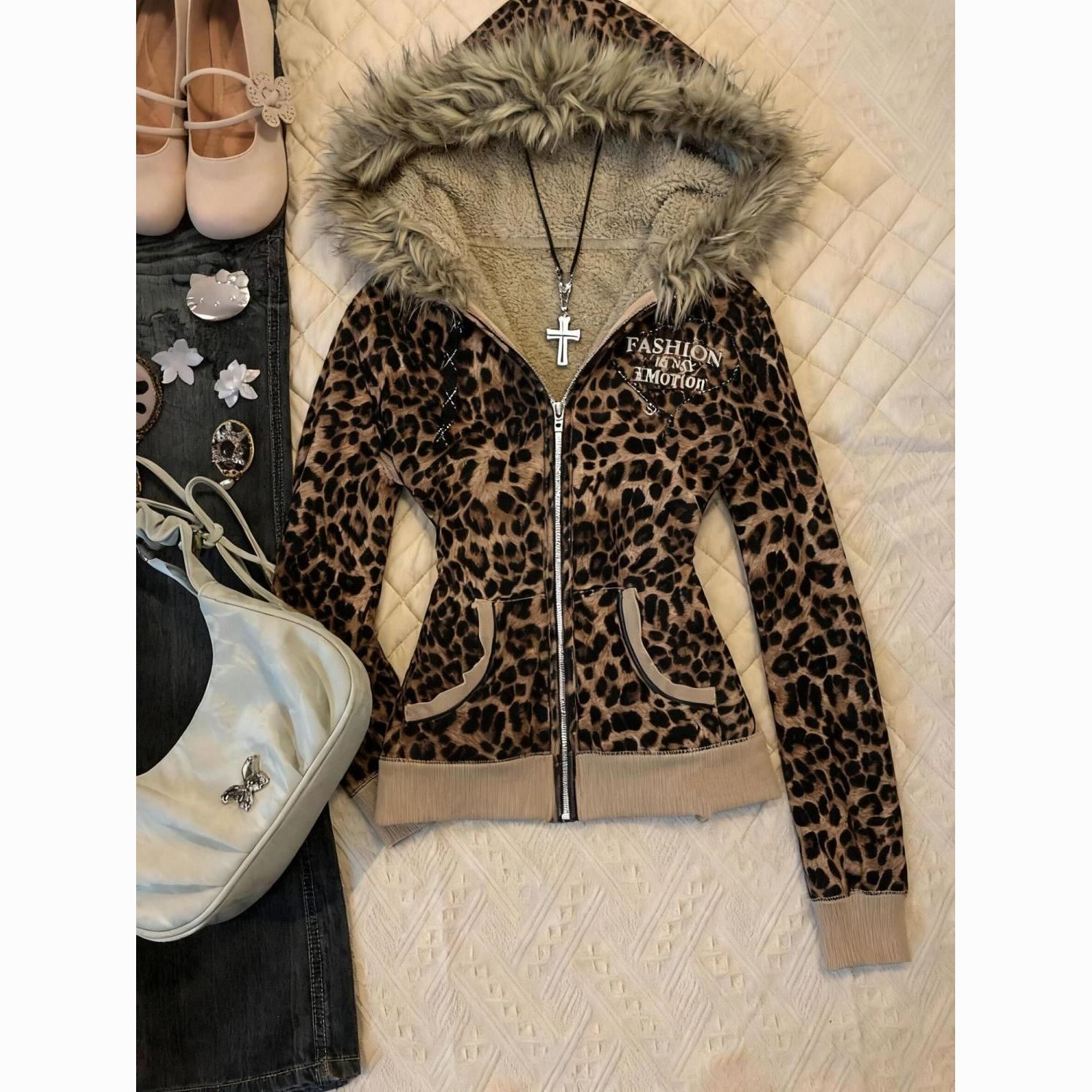 New Model Retro American Hoodi - Women'S Fashion Sweatshirts ulasan dan harga