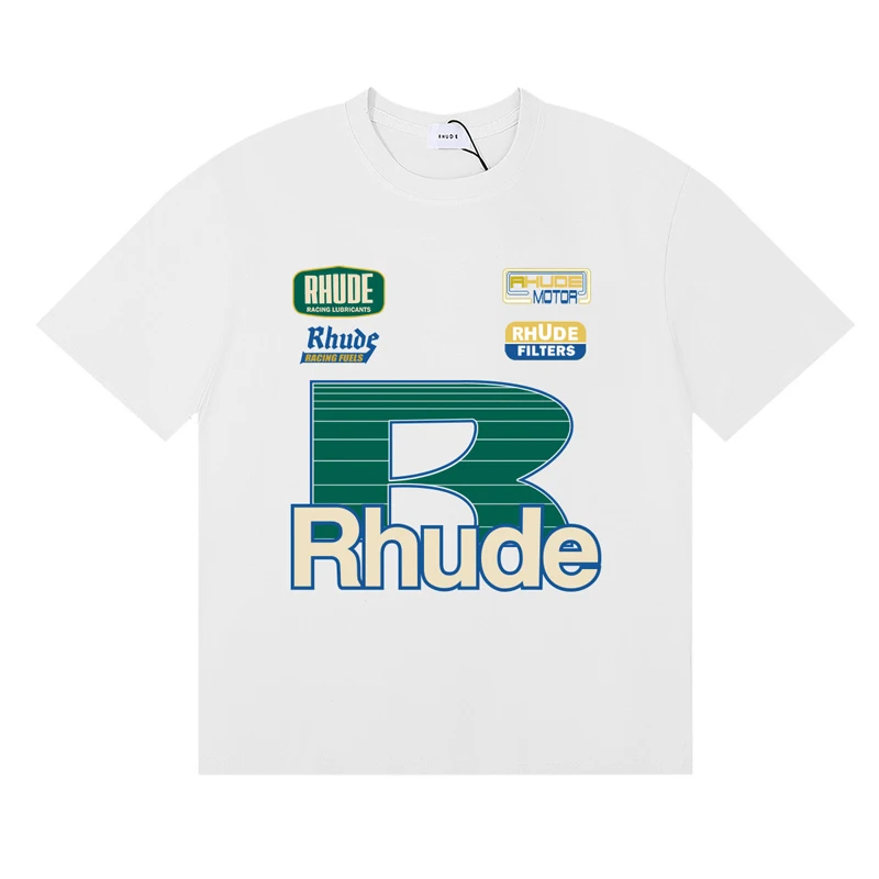 Streetwear Brand Rhude T-shirt - Women Fashion Brand Logo ulasan dan harga