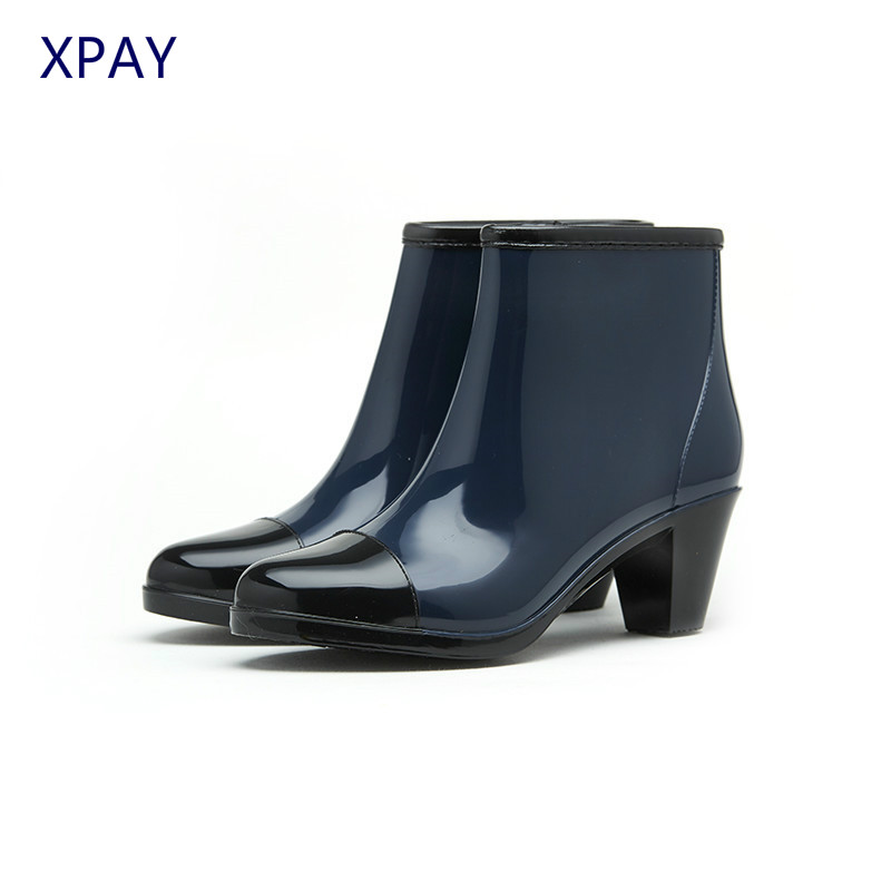 Side Zipper Fashion Rain Boots - Women'S Fashion Gumboots ulasan dan harga