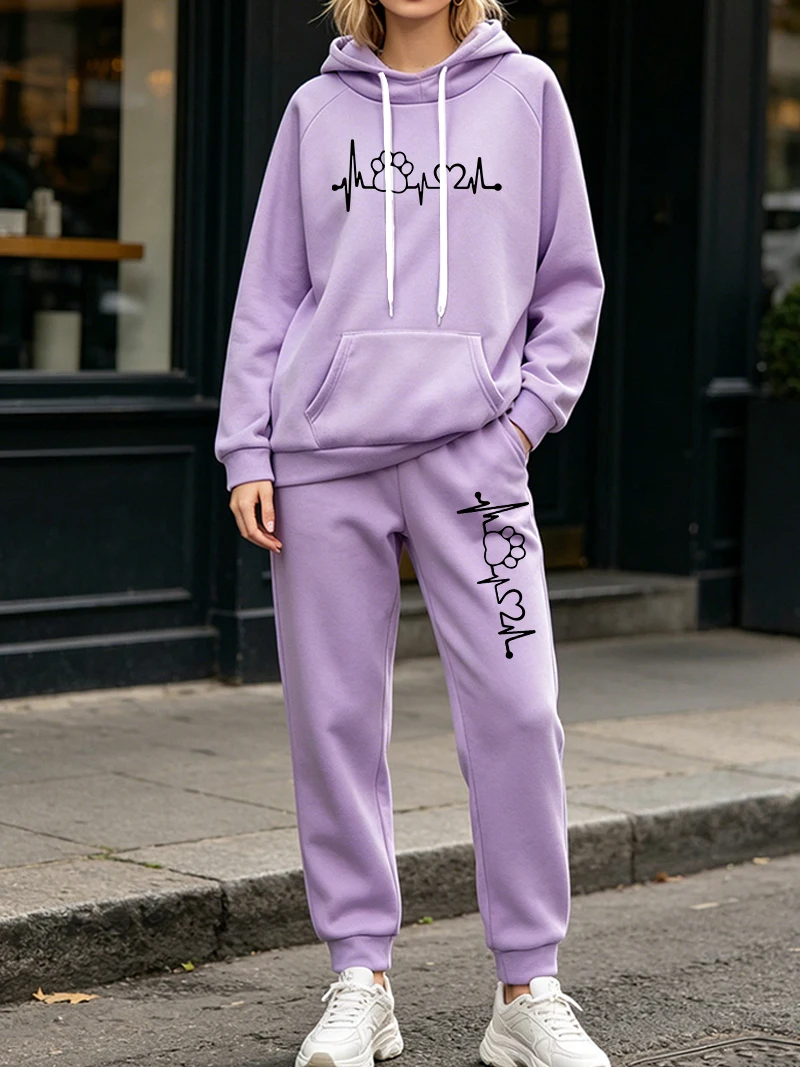 Fashion Women's 2 Pcs Sets Aut - Women'S Fashion Sweatshirts ulasan dan harga