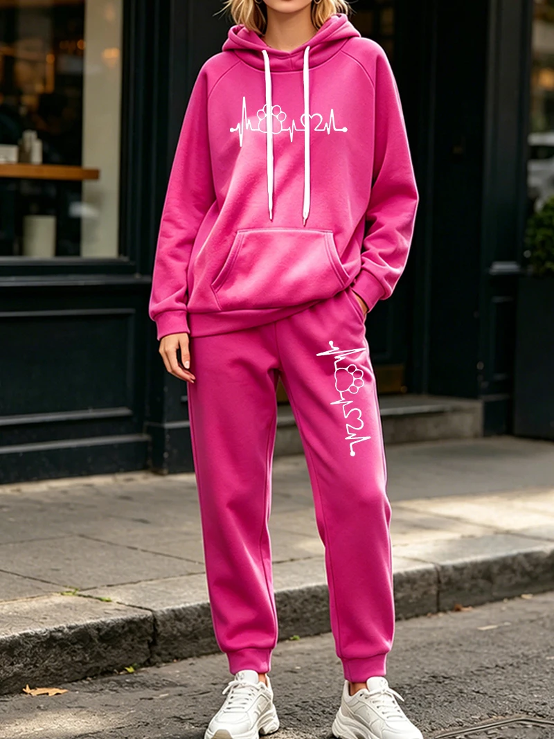 Fashion Women's 2 Pcs Sets Aut - Women'S Fashion Sweatshirts ulasan dan harga